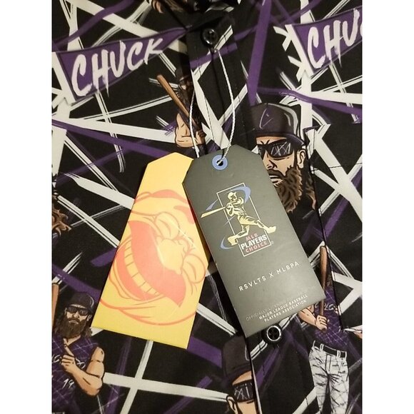 RSVLTS x MLBPA Charlie Blackmon Chuck Nazty Colorado Rockies Men’s M Shirt - Picture 6 of 11